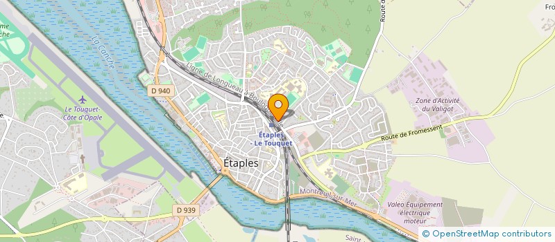 localisation de l'entreprise AU MIMOSA à ETAPLES