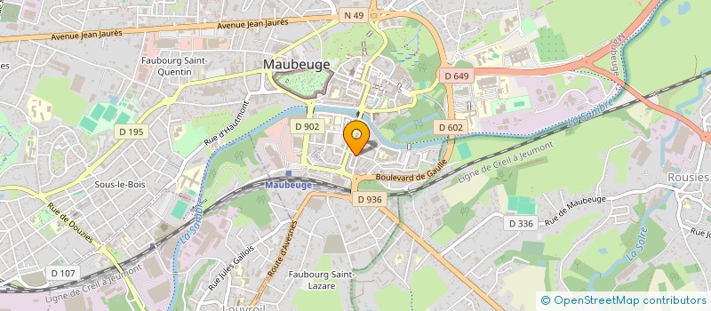 localisation de l'entreprise AU MOMENT GOURMAND à MAUBEUGE