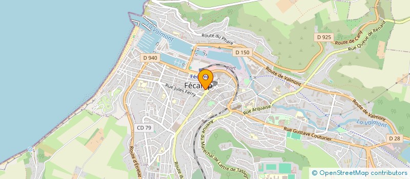 localisation de l'entreprise AU MOMENT SUSPENDU  FECAMP