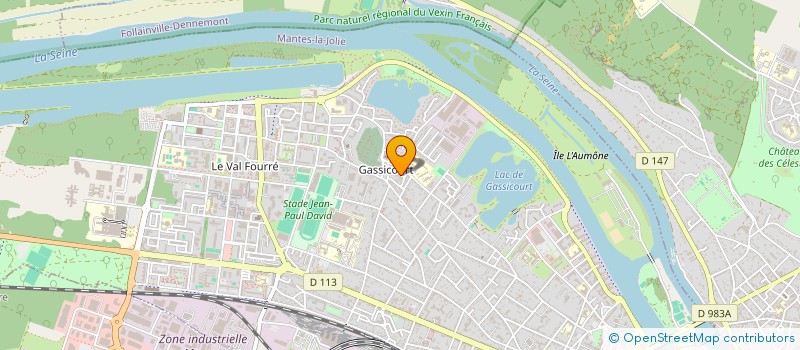 localisation de l'entreprise AU MONDE DE REGIS  MANTES-LA-JOLIE