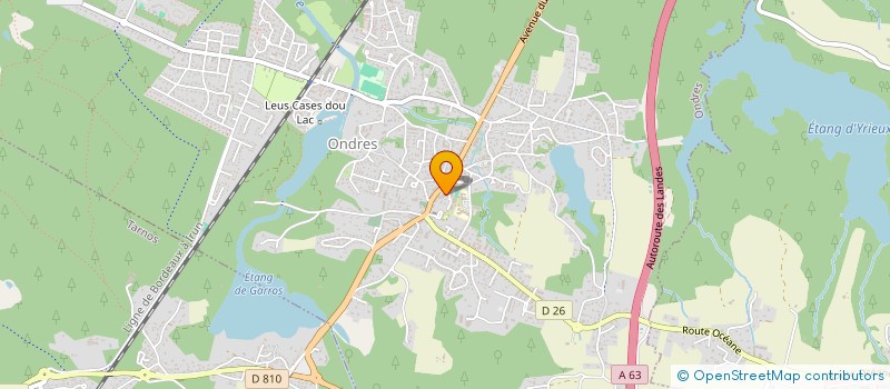 localisation de l'entreprise AU MONDE DES BINOCLES  ONDRES