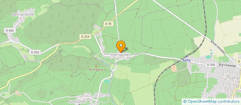 localisation de l'entreprise AU MONT DES ABEILLES  ITTERSWILLER