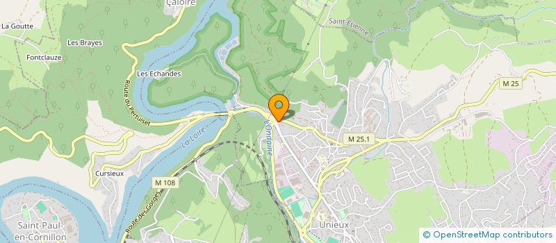 localisation de l'entreprise AU MOULIN DE NOS FERMES  UNIEUX