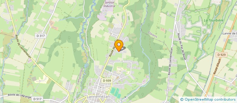 localisation de l'entreprise AU MOULIN DE RAPHAEL ET JULIA  LANNEMEZAN