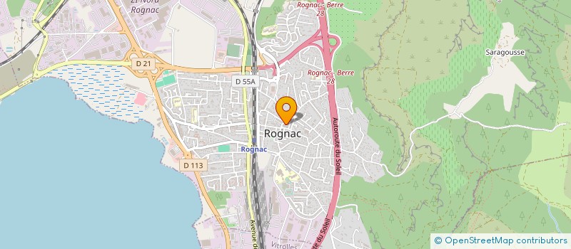 localisation de l'entreprise AU MOULIN DE TIENOU  ROGNAC