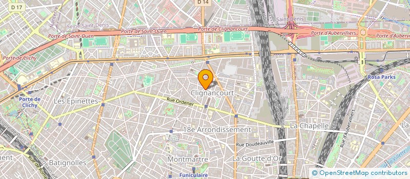 localisation de l'entreprise AU MOULIN DU VILLAGE  PARIS