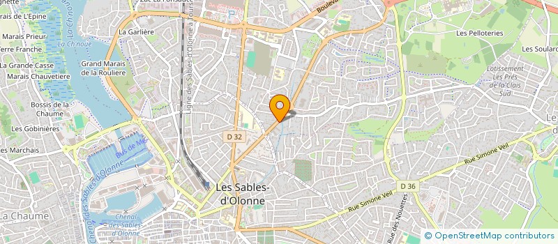 localisation de l'entreprise AU MOULIN GOURMAND à LES SABLES D'OLONNE