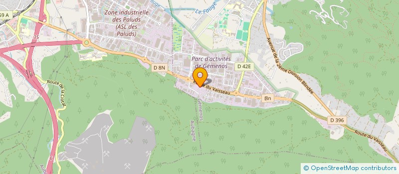 localisation de l'entreprise AU MOULIN ROSE à GEMENOS