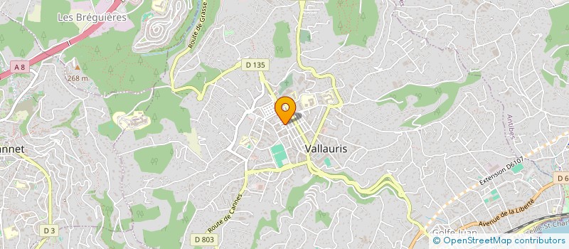 localisation de l'entreprise AU MOUTON A CINQ PATTES à VALLAURIS