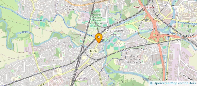 localisation de l'entreprise AU MOZAIK à STRASBOURG