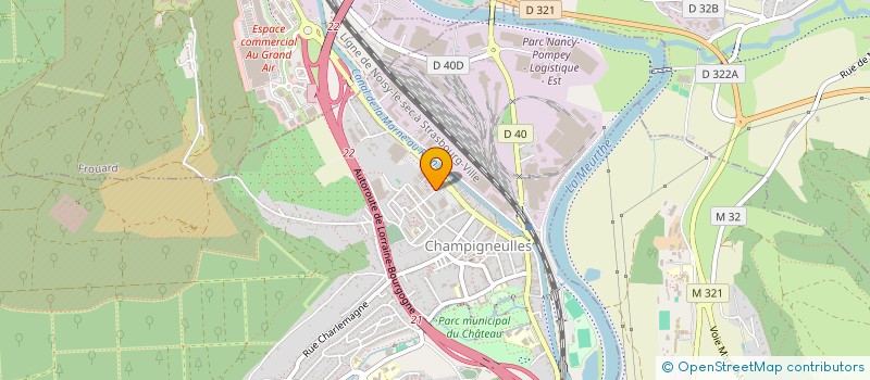 localisation de l'entreprise AU NID D'HIRONDELLES  CHAMPIGNEULLES