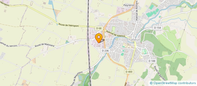 localisation de l'entreprise AU NID DE LA CIGOGNE à CHABEUIL