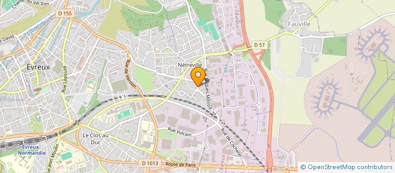 localisation de l'entreprise AU NID DOUILLET à EVREUX