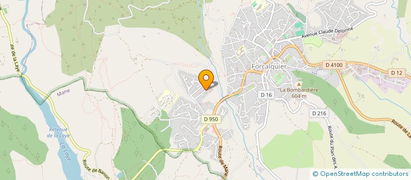 localisation de l'entreprise AU NOM DE LA MERE TERRE à FORCALQUIER
