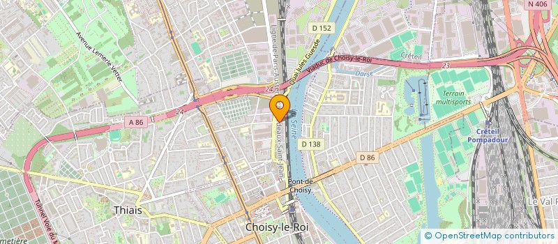 localisation de l'entreprise AU NOM DE LA VOIX à CHOISY-LE-ROI