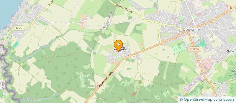 localisation de l'entreprise AU NOM DE LIBA  DOUVAINE