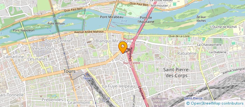 localisation de l'entreprise AU NOM DE TOUS LES MIENS PAR ABREVIATION ANDTLM  TOURS