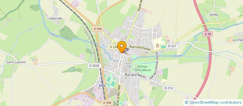 localisation de l'entreprise AU NORMANDY à SEES