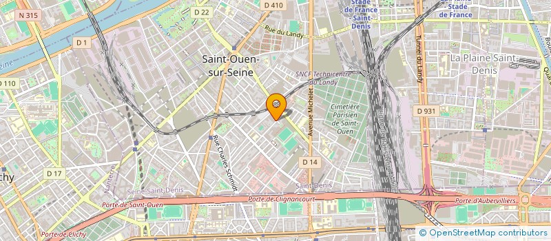 localisation de l'entreprise AU NUMERO 6 à SAINT-OUEN-SUR-SEINE