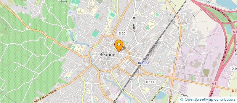 localisation de l'entreprise AU NUMERO 7 à BEAUNE