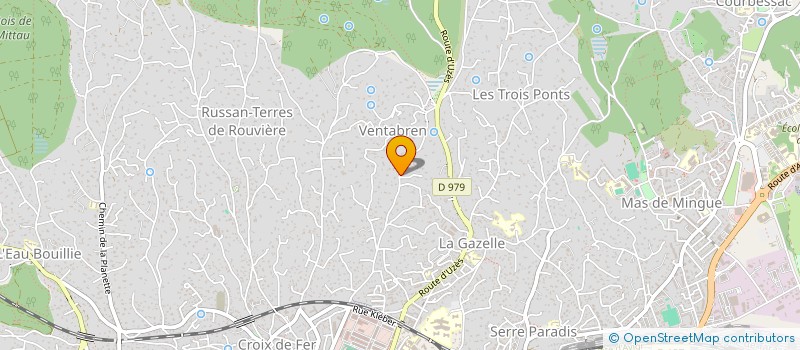 localisation de l'entreprise AU.P.F  NIMES