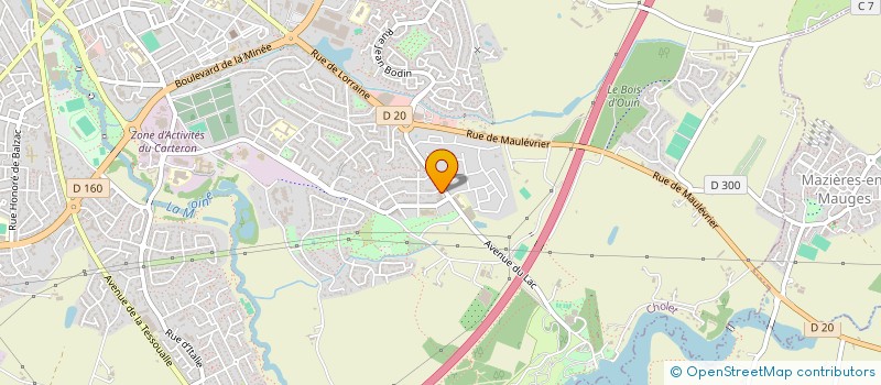 localisation de l'entreprise AU P'TI DEJ CHOLET à CHOLET