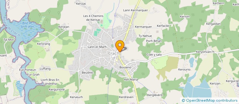 localisation de l'entreprise AU P'TI LOCAL CRACHOIS  CRACH