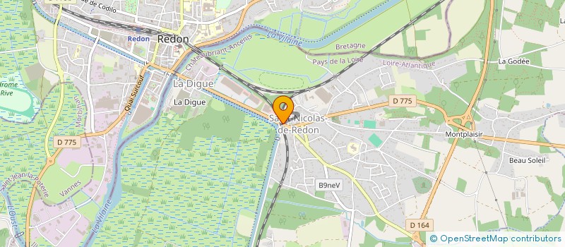 localisation de l'entreprise AU P'TI TROT à SAINT-NICOLAS-DE-REDON