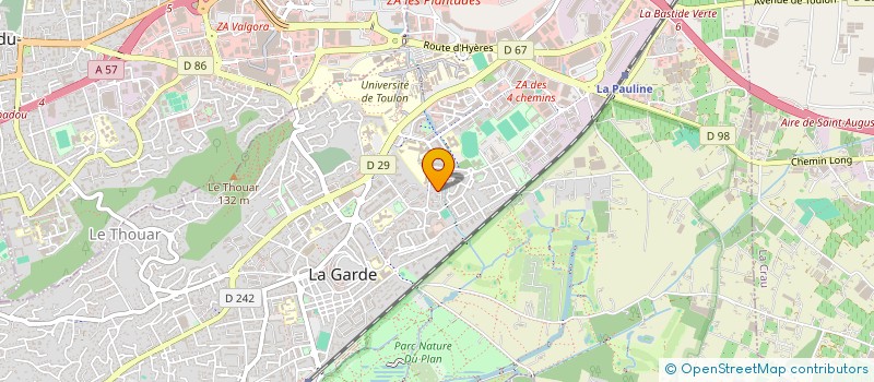 localisation de l'entreprise AU P TIT ALSACIEN à LA GARDE