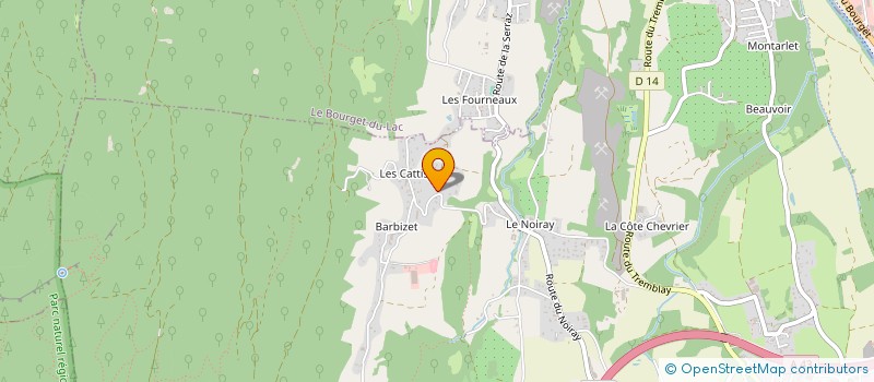 localisation de l'entreprise AU P TIT BONHEUR à LA MOTTE-SERVOLEX