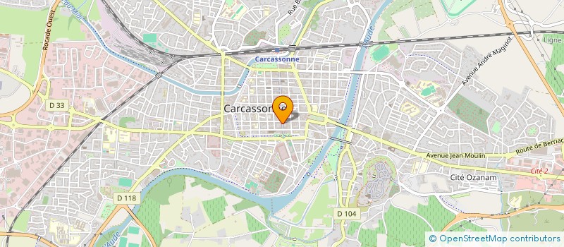 localisation de l'entreprise AU P'TIT BRUNCH  CARCASSONNE