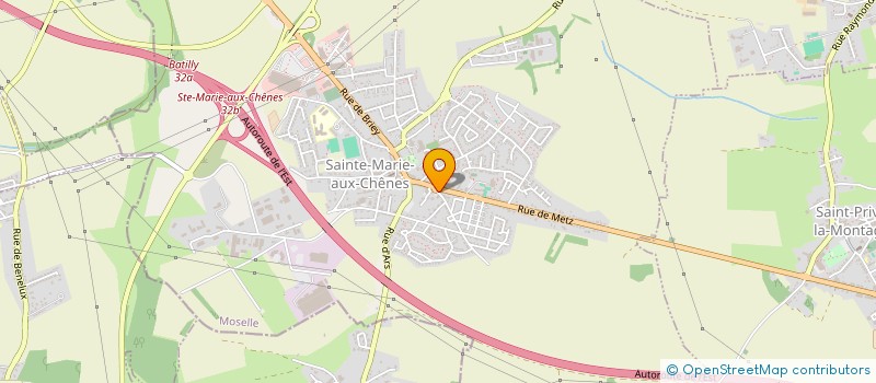 localisation de l'entreprise AU P'TIT CAPRICE  SAINTE-MARIE-AUX-CHENES