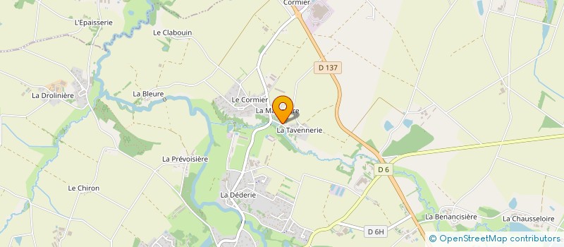 localisation de l'entreprise AU P'TIT CHALET  CHAVAGNES-EN-PAILLERS