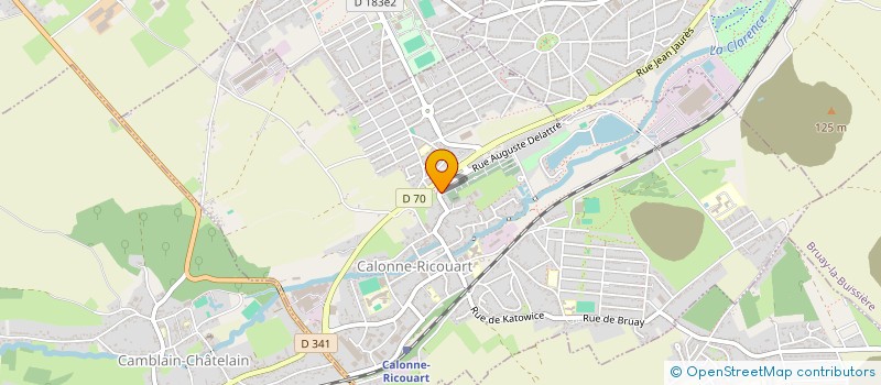 localisation de l'entreprise AU P'TIT CHOCO à CALONNE-RICOUART