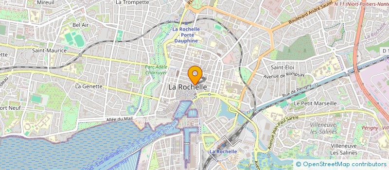 localisation de l'entreprise AU P'TIT CREUX  LA ROCHELLE