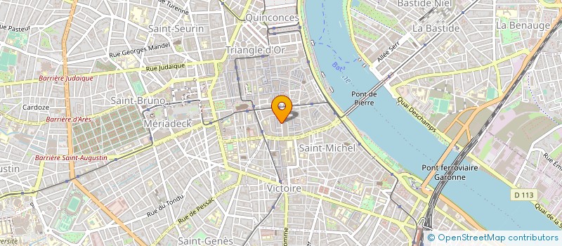 localisation de l'entreprise AU P'TIT FIL à BORDEAUX