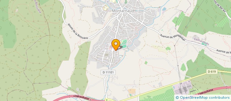 localisation de l'entreprise AU P'TIT GOURMAND  MONTARNAUD
