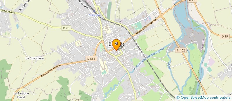 localisation de l'entreprise AU P'TIT MARCHE à BRIOUDE