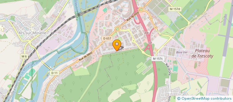 localisation de l'entreprise AU P'TIT MARCHE  JOUY-AUX-ARCHES