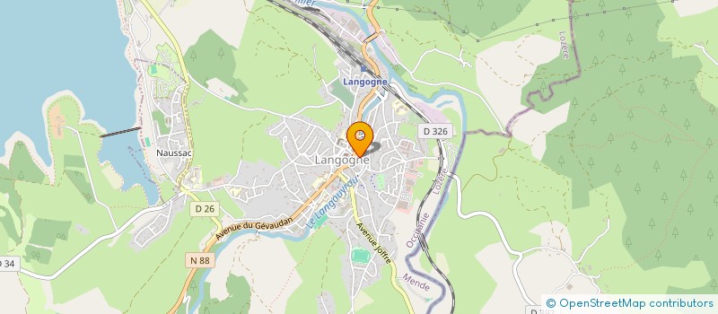 localisation de l'entreprise AU P'TIT MARCHE à LANGOGNE