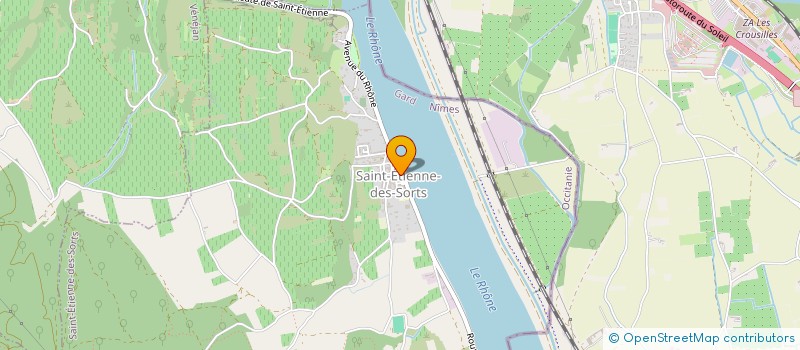 localisation de l'entreprise AU P TIT MARCHE STEPHANOIS à SAINT-ETIENNE-DES-SORTS