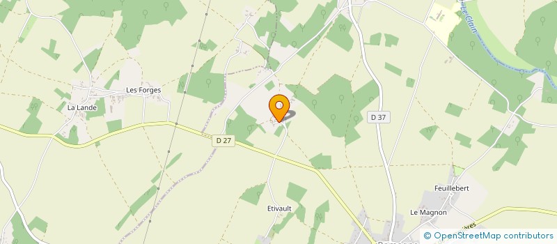 localisation de l'entreprise AU P'TIT PECHEUR  VIVONNE