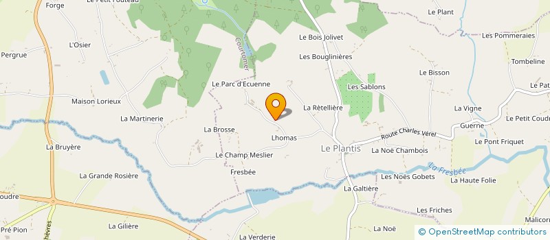 localisation de l'entreprise AU P'TIT PRE à LE PLANTIS