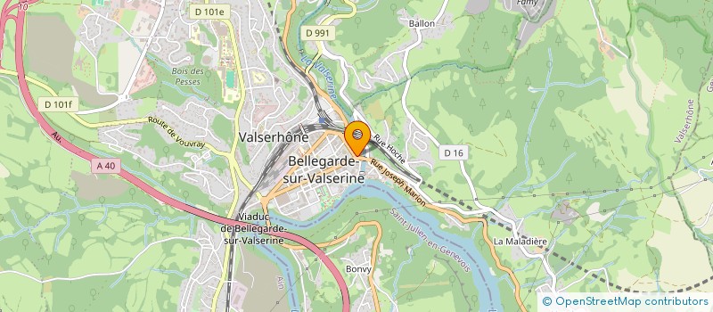 localisation de l'entreprise AU P'TIT PRINCE à VALSERHONE