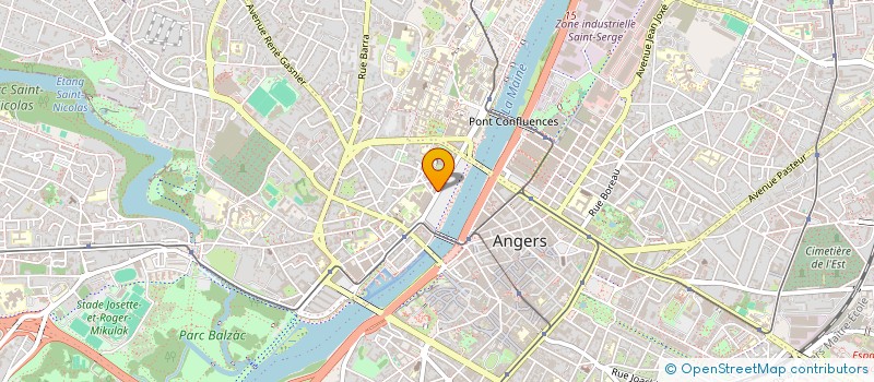 localisation de l'entreprise AU P'TIT RESTO à ANGERS