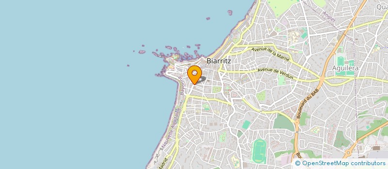 localisation de l'entreprise AU P'TIT SABLOU à BIARRITZ