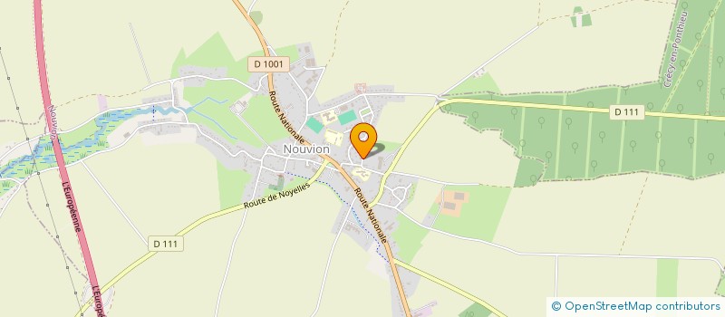 localisation de l'entreprise AU P'TIT SOMME à NOUVION