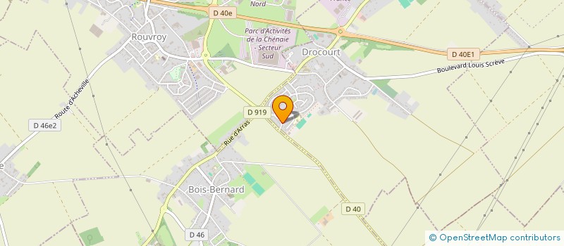 localisation de l'entreprise AU P'TIT THEO  ROUVROY