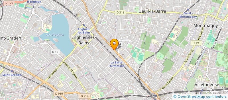 localisation de l'entreprise AU PAIN AU FEU DE BOIS  DEUIL-LA-BARRE