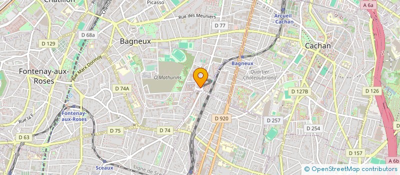 localisation de l'entreprise AU PAIN BENI à BAGNEUX